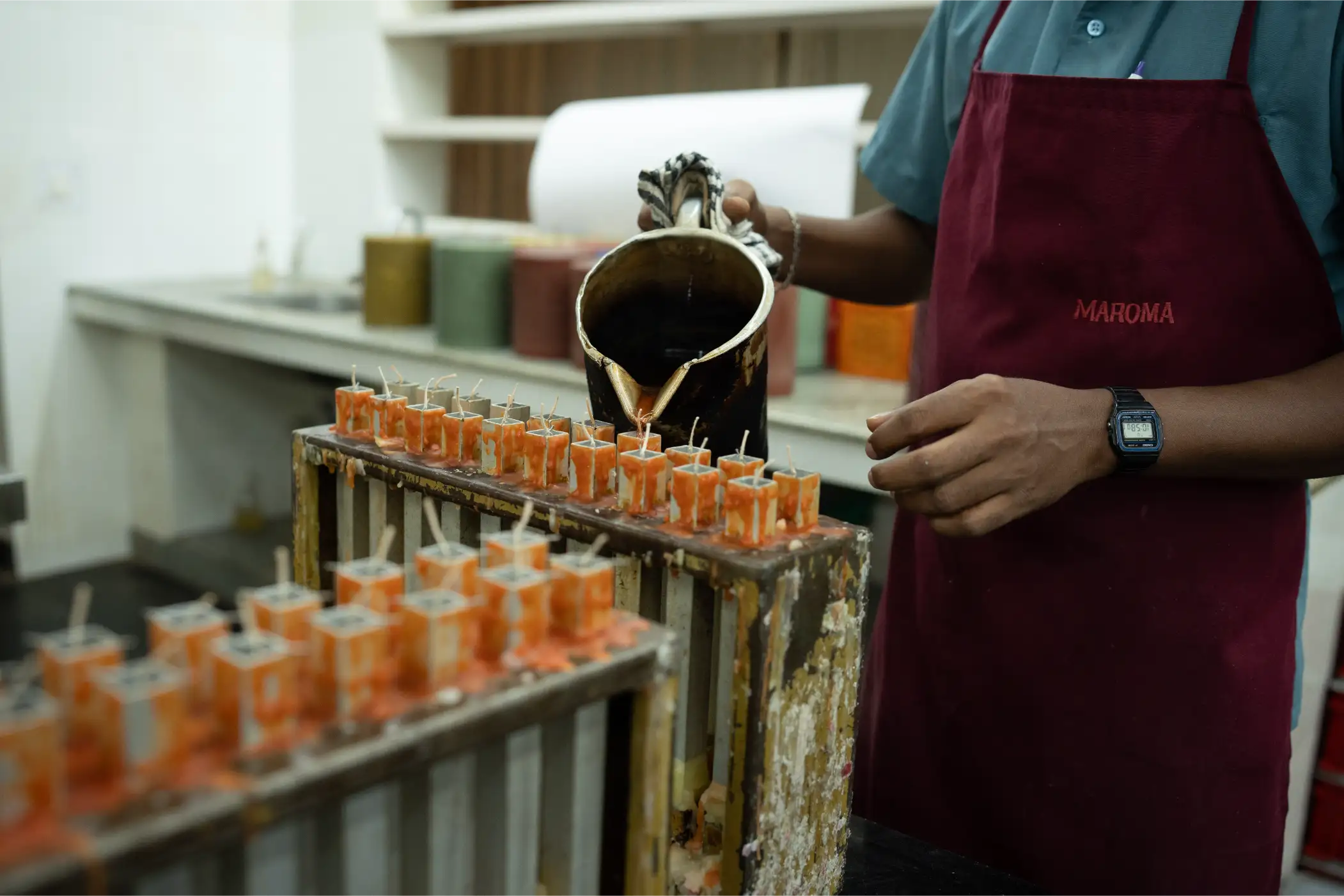Maroma fragrance and home care crafted by hand in Auroville