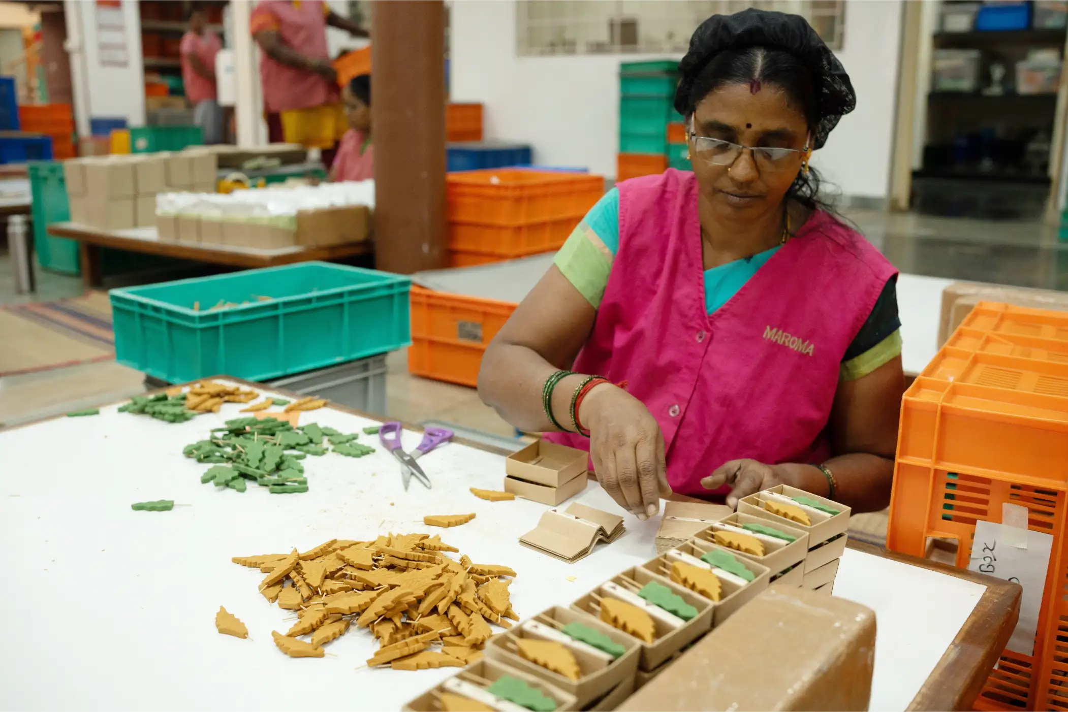 Handcrafting fragrance at the Maroma workshop
