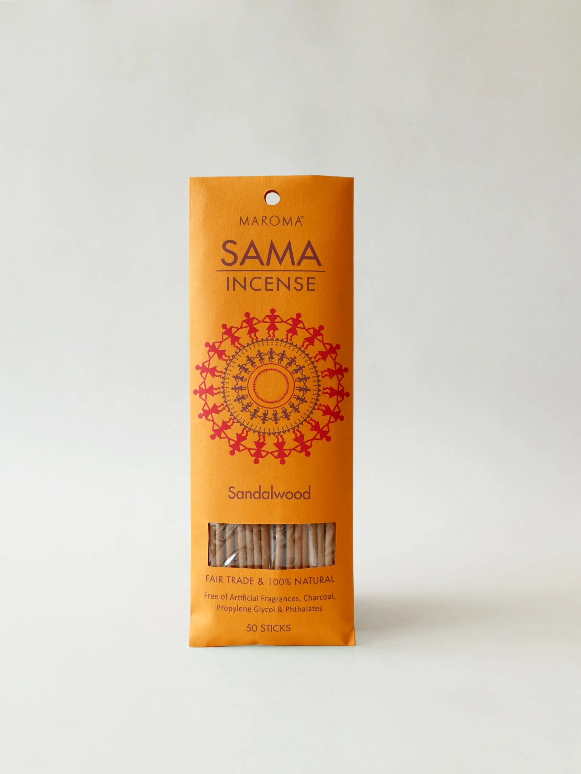 Sandalwood Sama Incense – Pack of 50 view 2