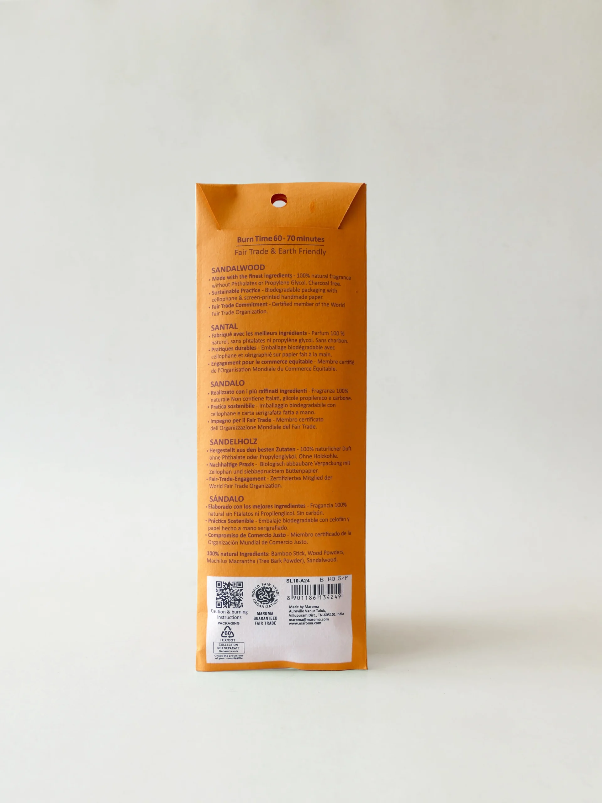 Sandalwood Sama Incense – Pack of 50 view 3