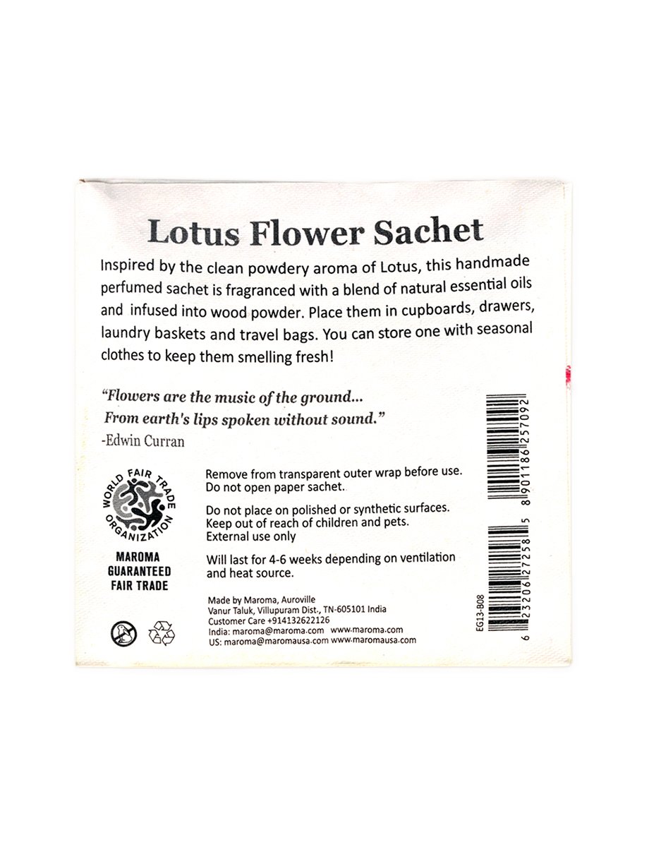 Lotus Perfumed Sachet view 2