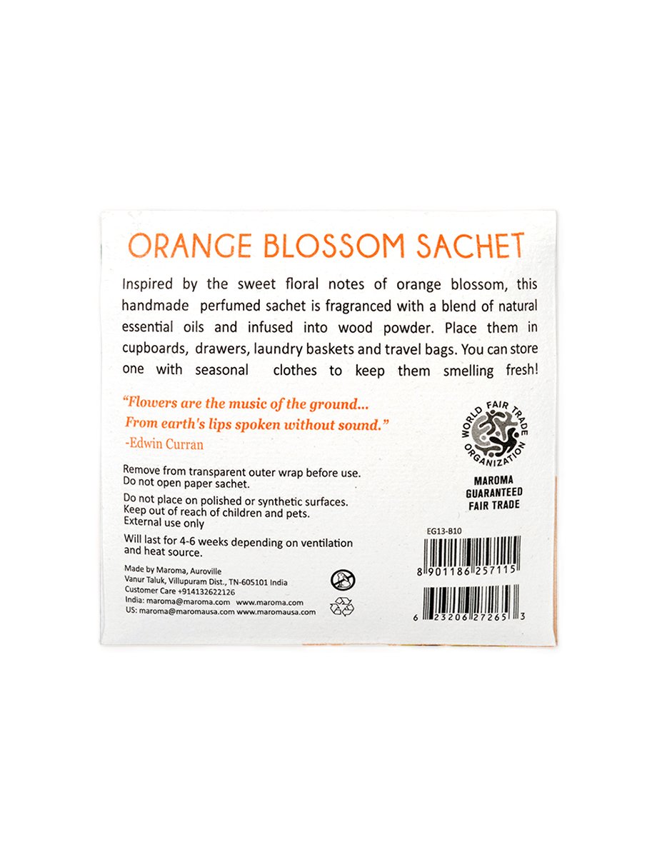 Orange Blossom Perfumed Sachet view 2