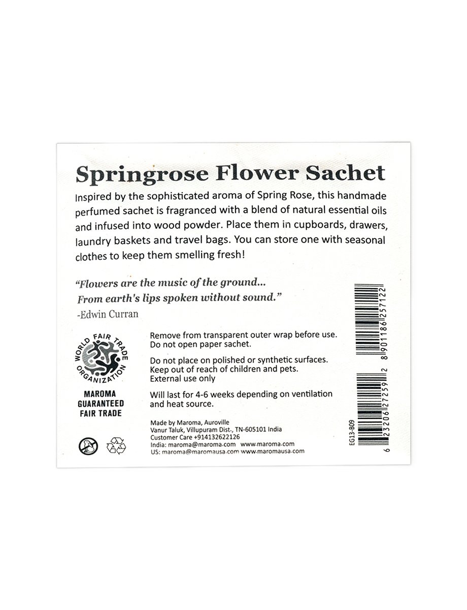 Spring Rose Perfumed Sachet view 2