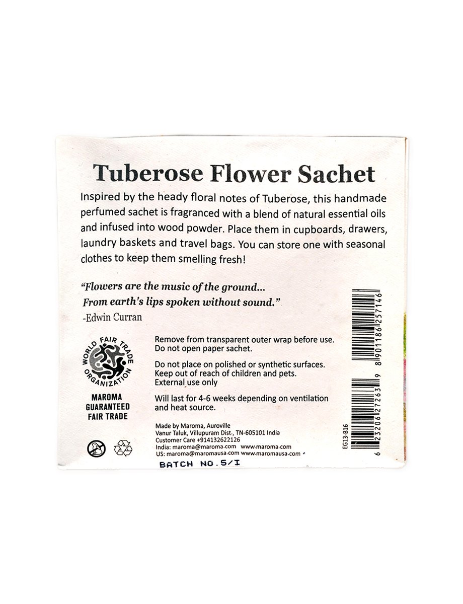 Tuberose Perfumed Sachet view 2