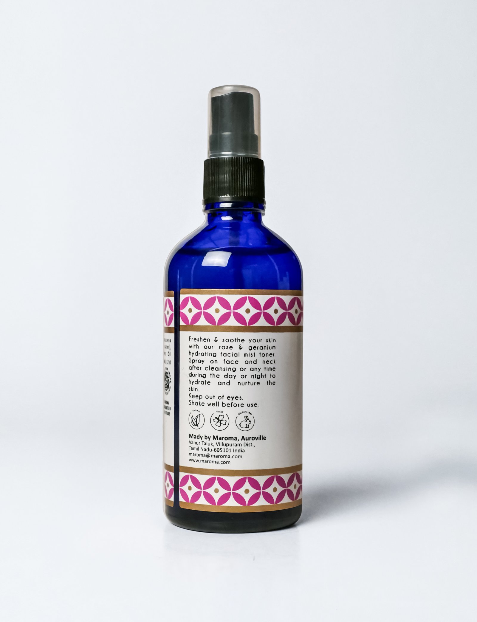 Rose & Geranium Face Mist view 2