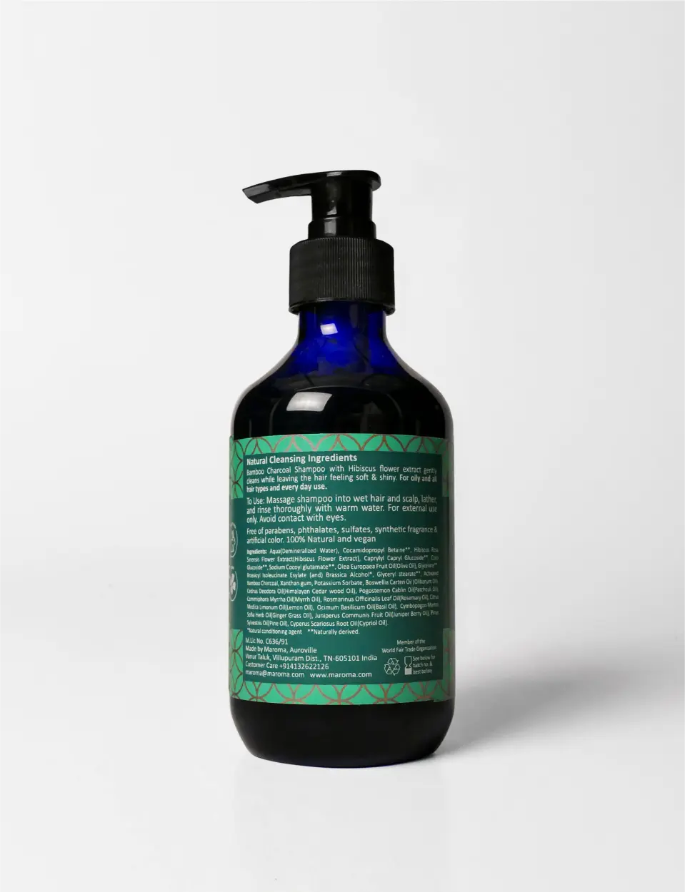 Bamboo Charcoal Shampoo with Hibiscus Flower Extract view 2