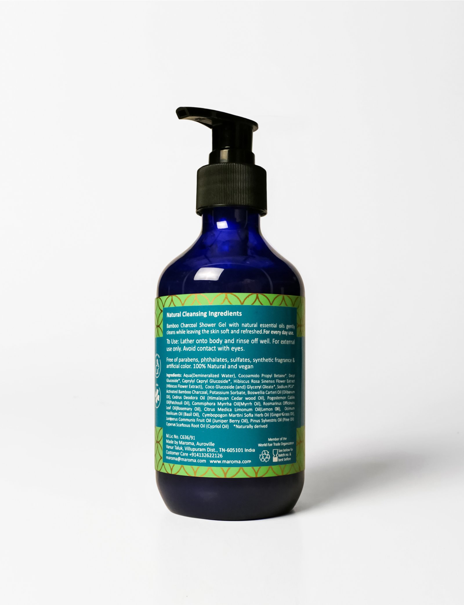 Bamboo Charcoal Shower Gel view 2