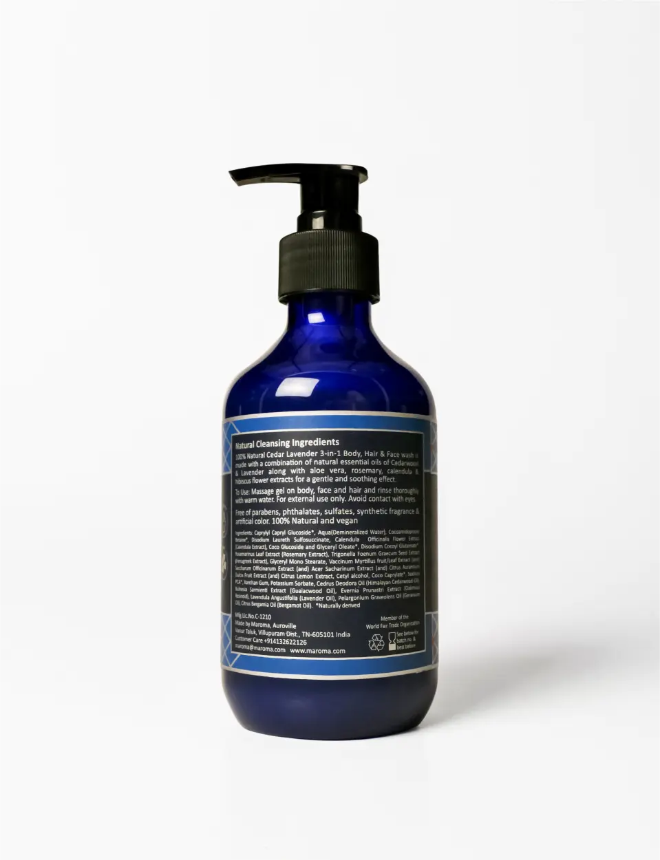 Cedar Lavender 3 in 1 Shower Gel view 2