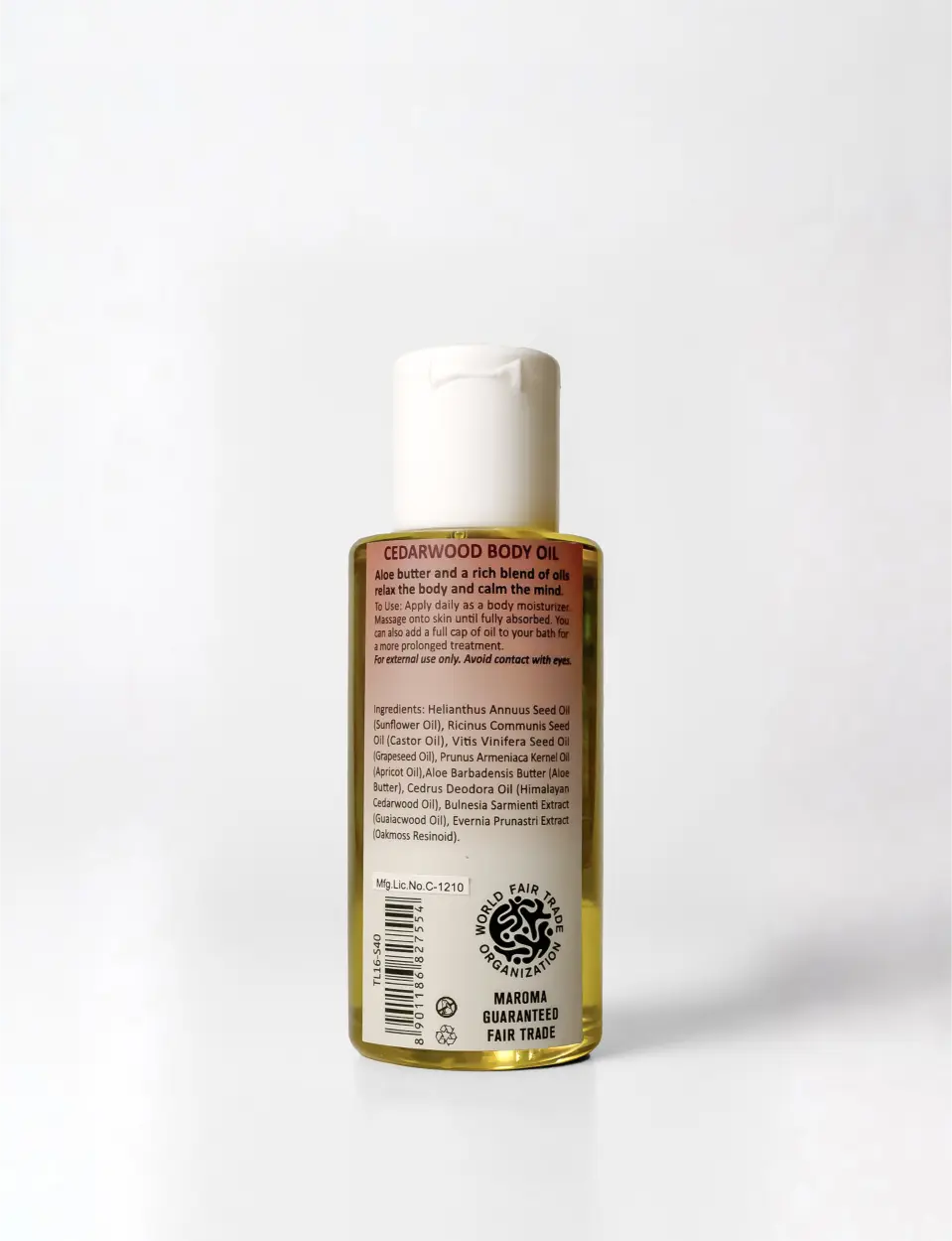 Cedarwood Body Oil view 2