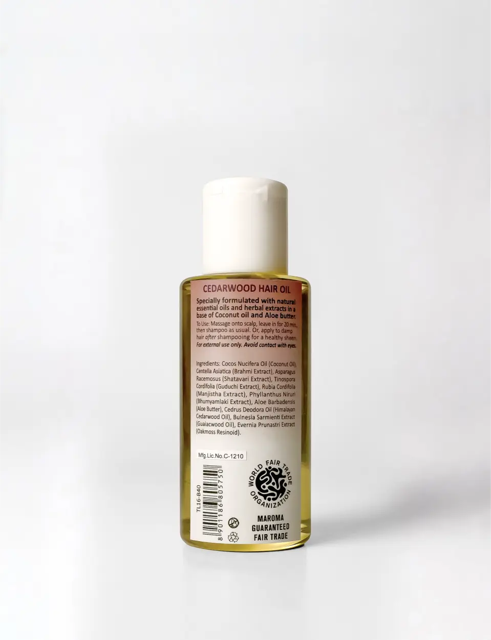 Cedarwood Hair Oil with Aloe Butter and Brahmi Extract view 2