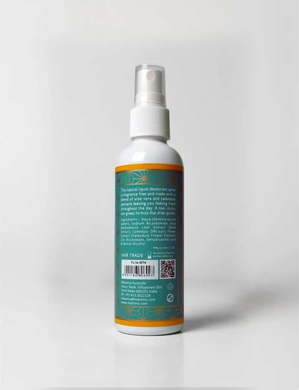 Aloe & Calendula Deodorant Spray view 2
