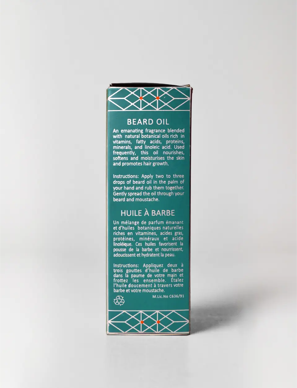 Olibanum Citrus Men’s Beard Oil view 4
