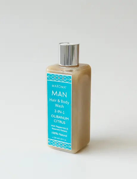 Olibanum Citrus 2-in-1 Hair and Body Wash for Men view 3