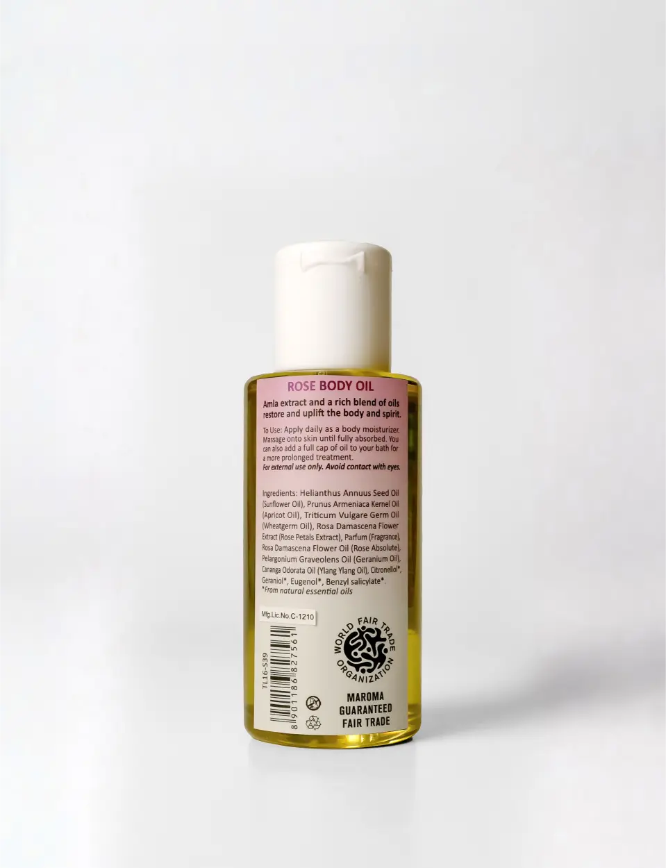 Rose Body Oil view 2