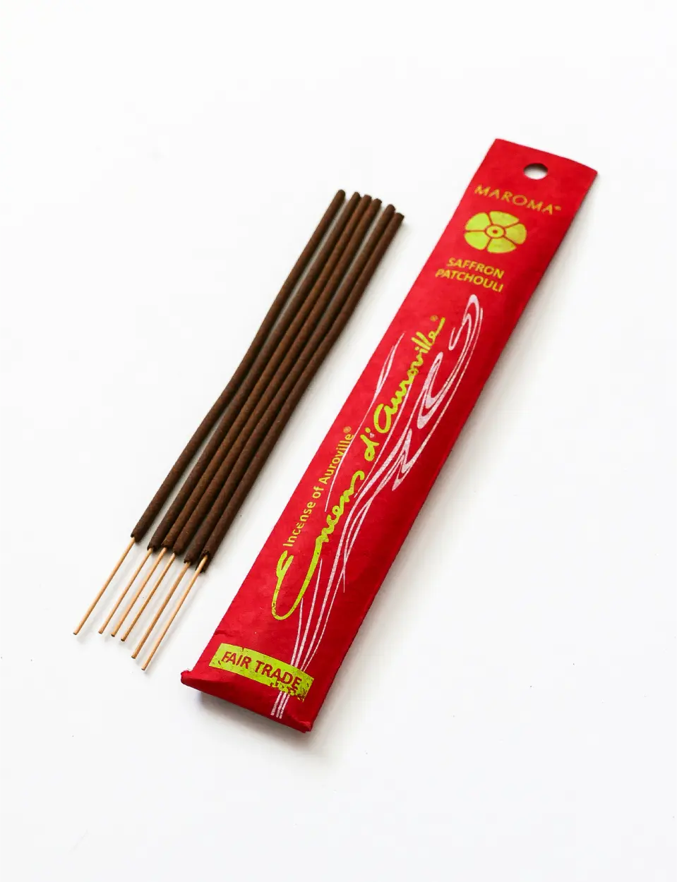 Saffron Patchouli Incense Sticks view 2
