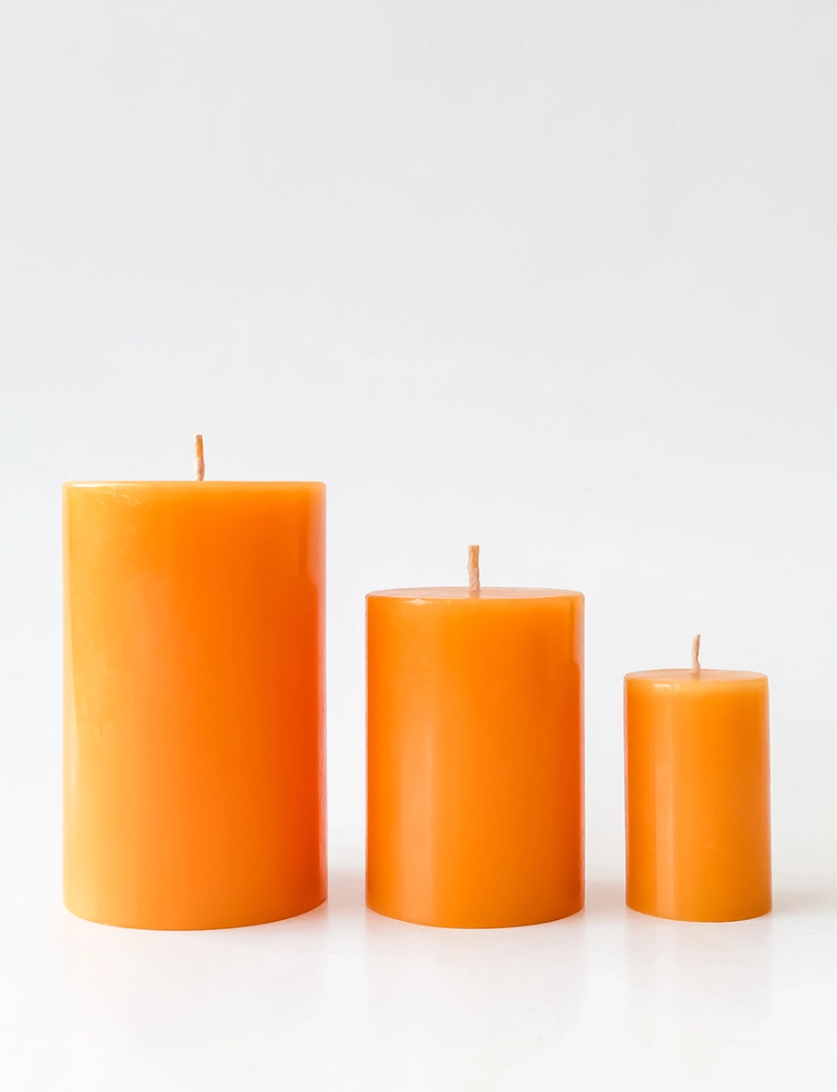 Champak Pillar Candle view 2