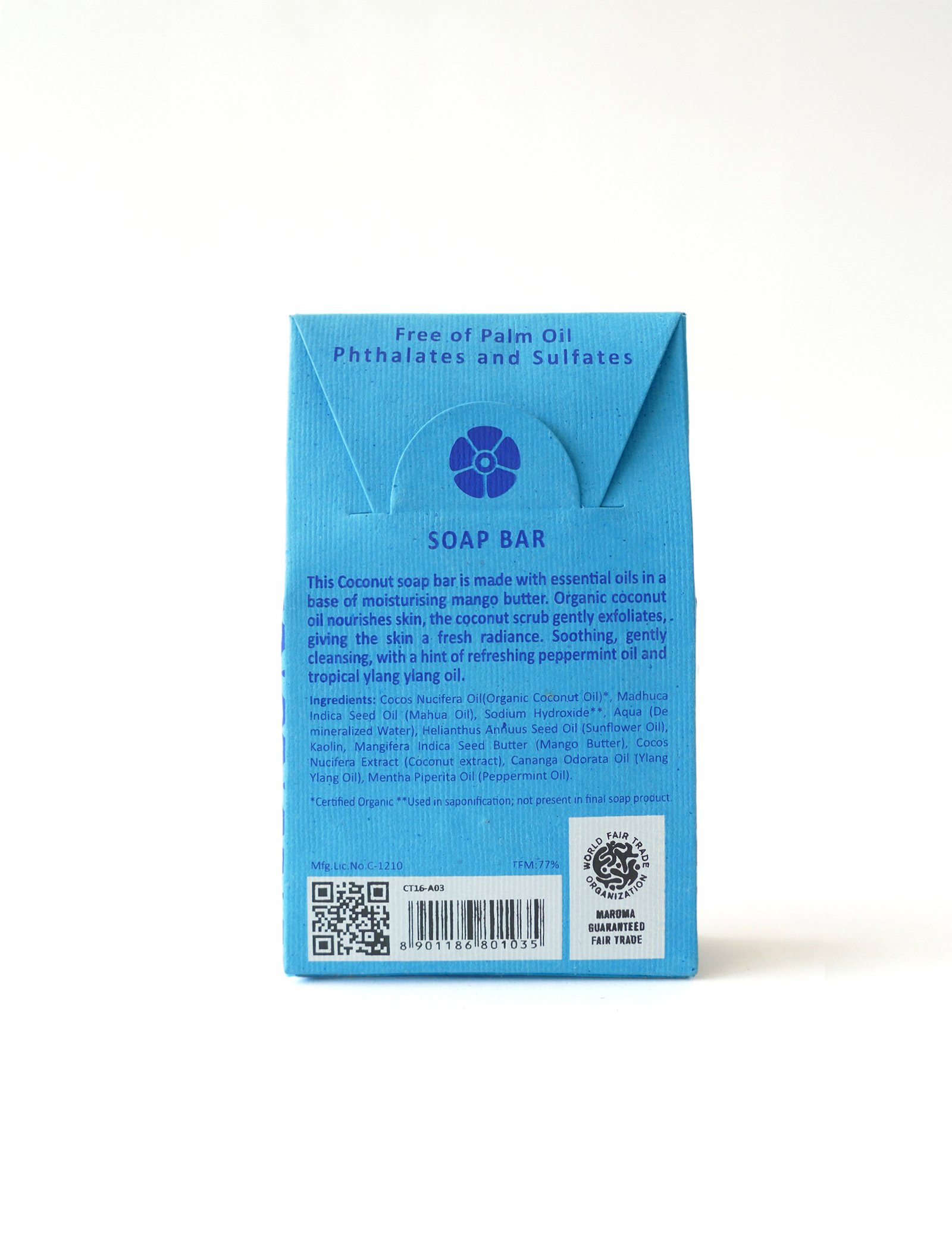 Coconut Soap Bar with Coconut Scrub & Mango Butter view 4