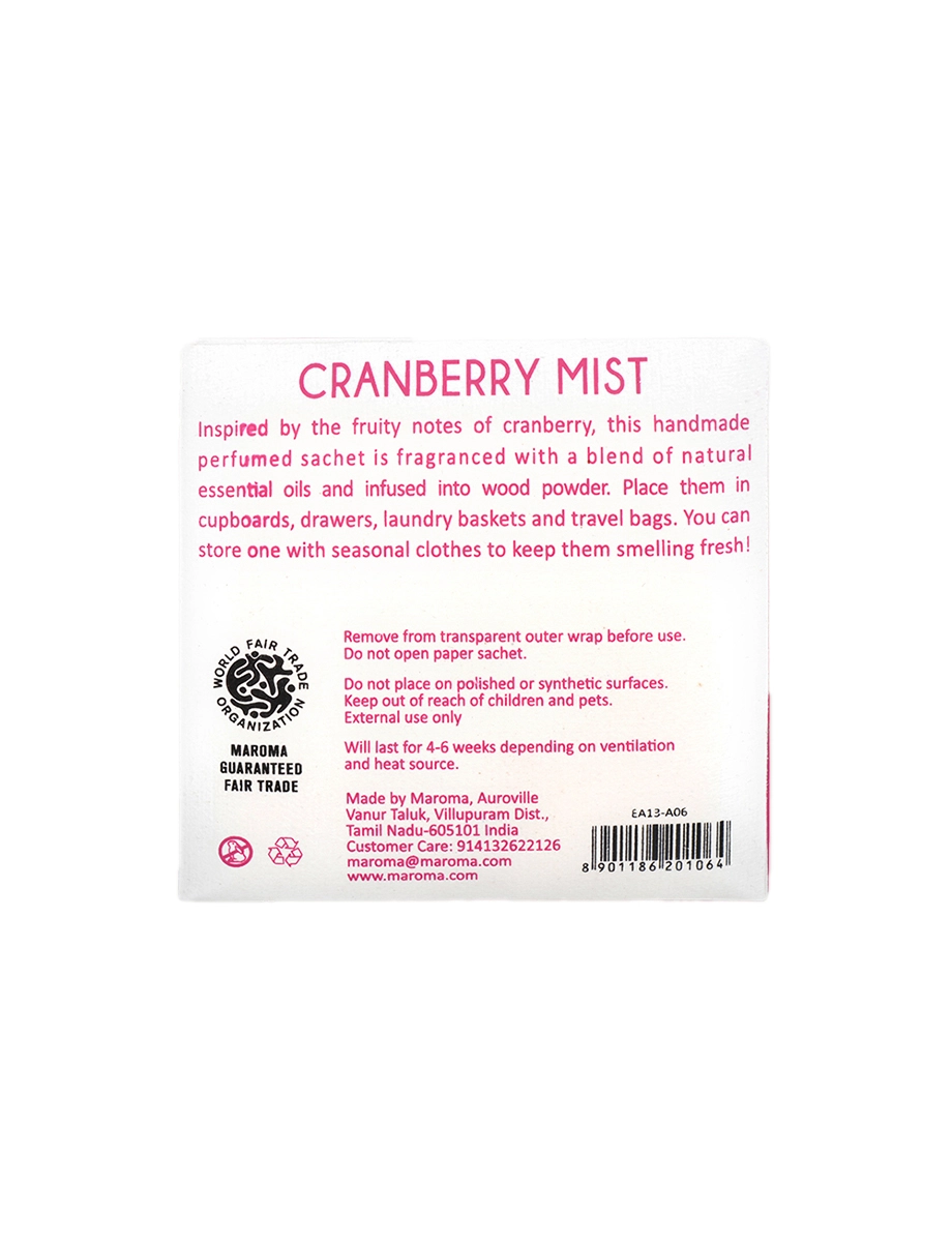 Cranberry Mist Perfume Sachet view 2