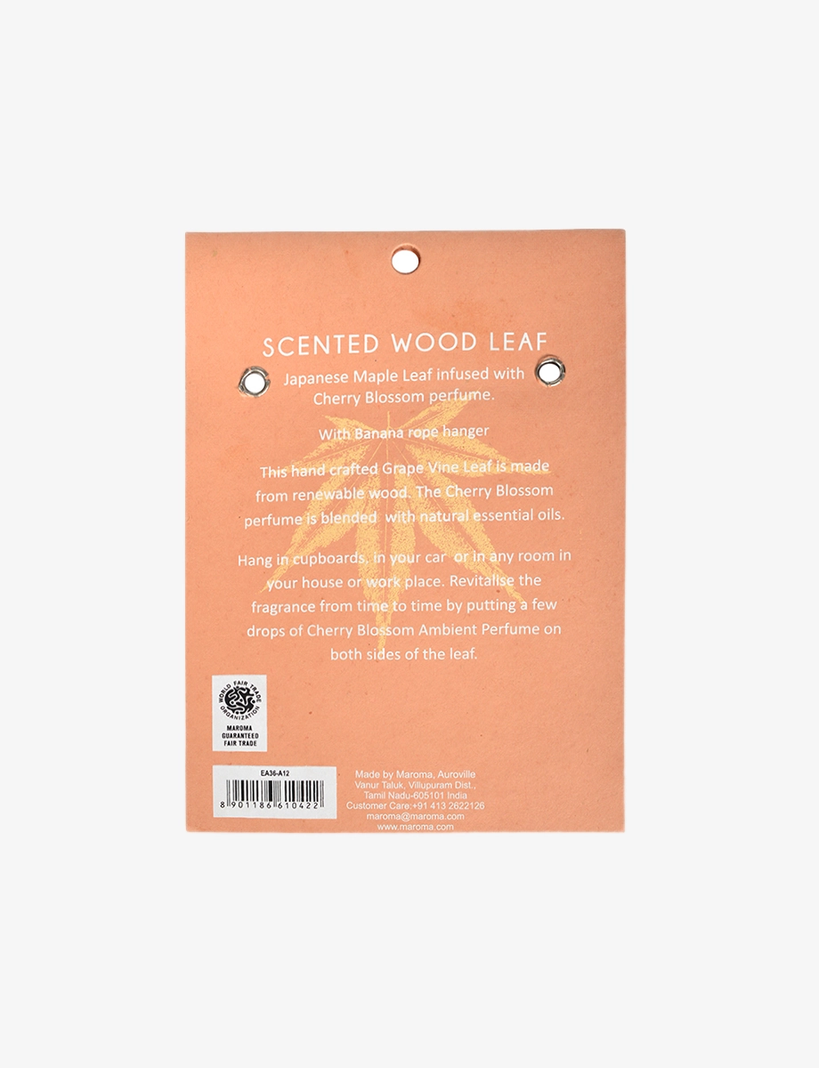Cherry Blossom Scented Wooden Leaf Diffuser view 4