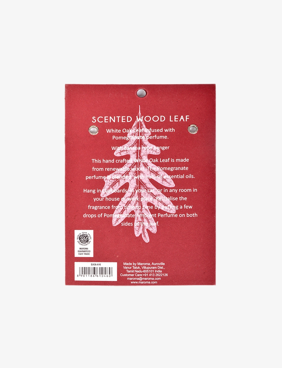 Pomegranate Scented Wooden Leaf Diffuser view 4
