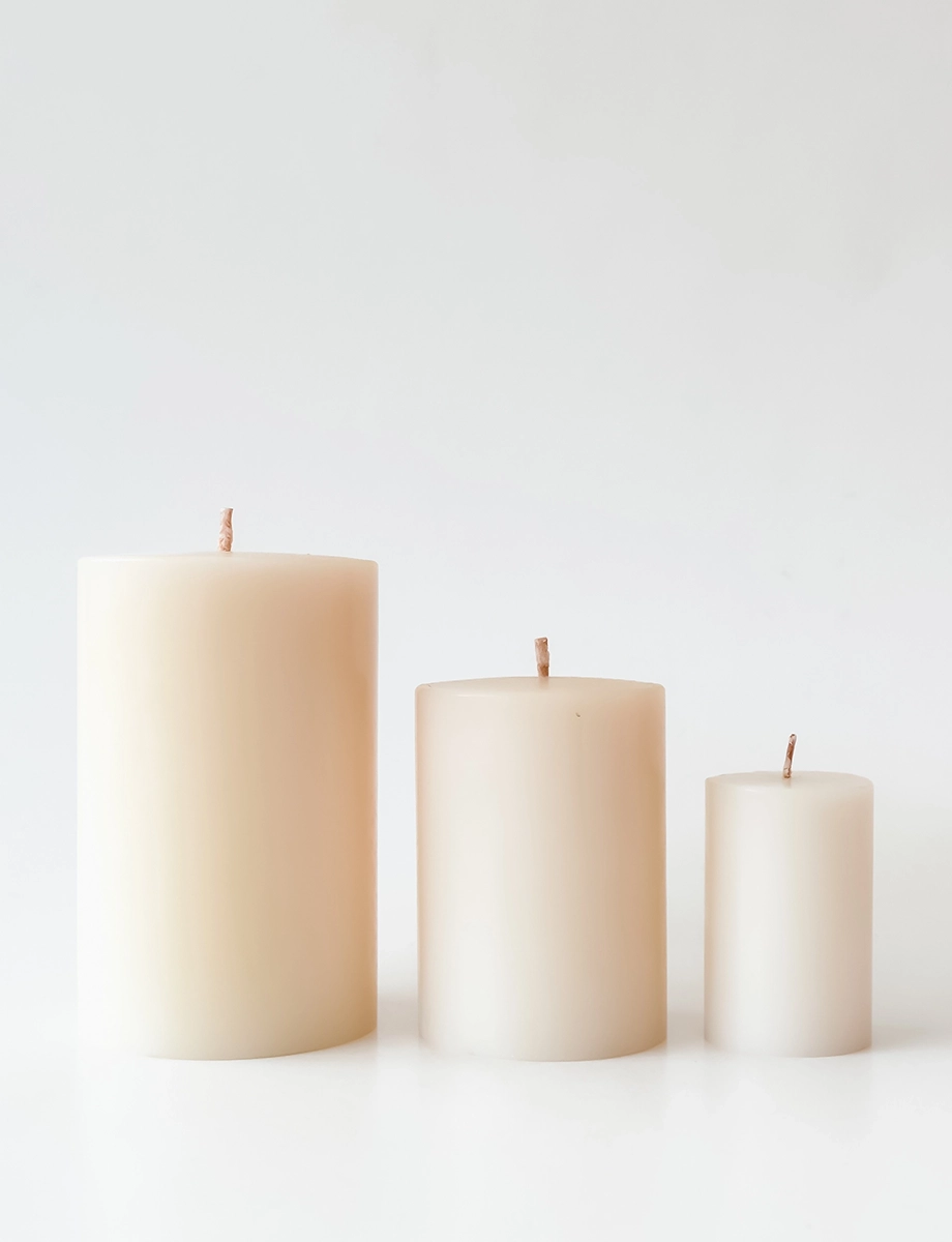 Jasmine Sambac Pillar Candle view 2