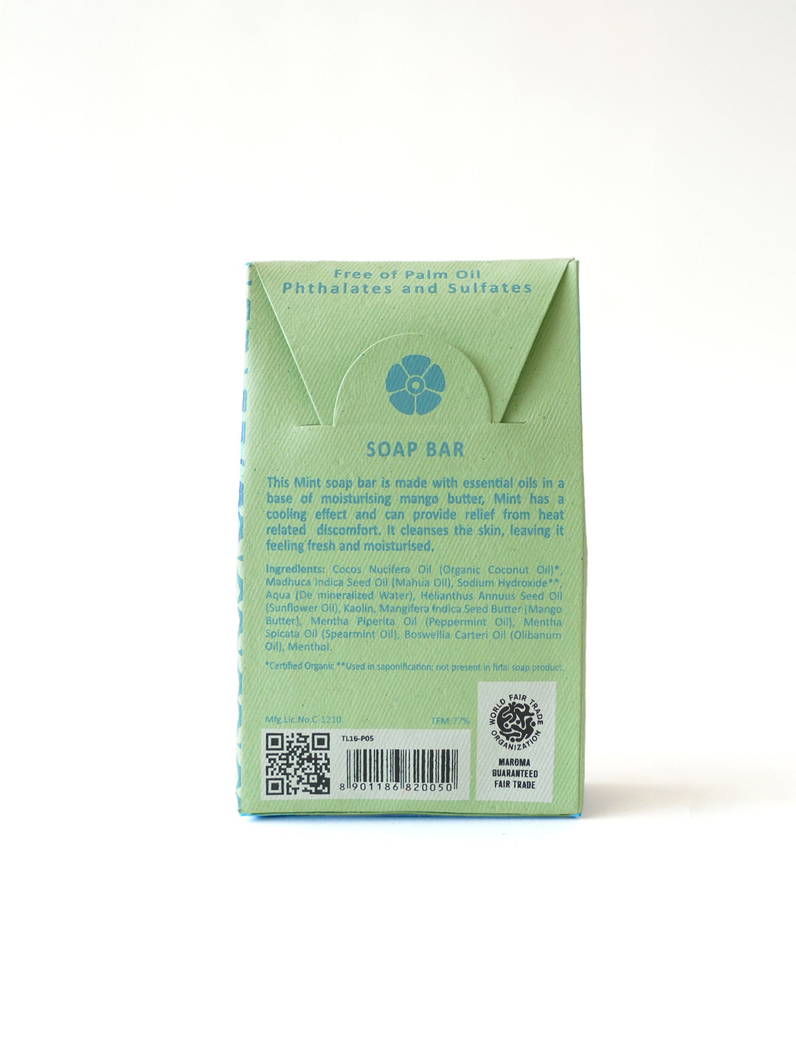 Mint Soap Bar with Mango Butter view 4