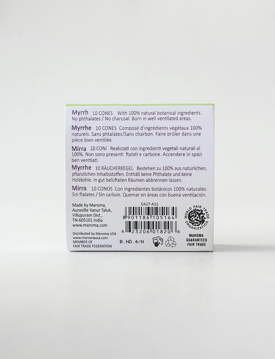 Myrrh Cone Incense view 3