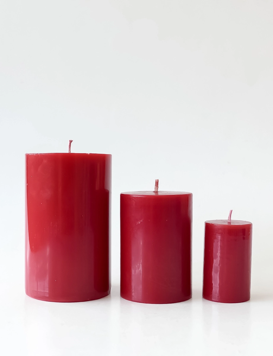 Pomegranate Pillar Candle view 2