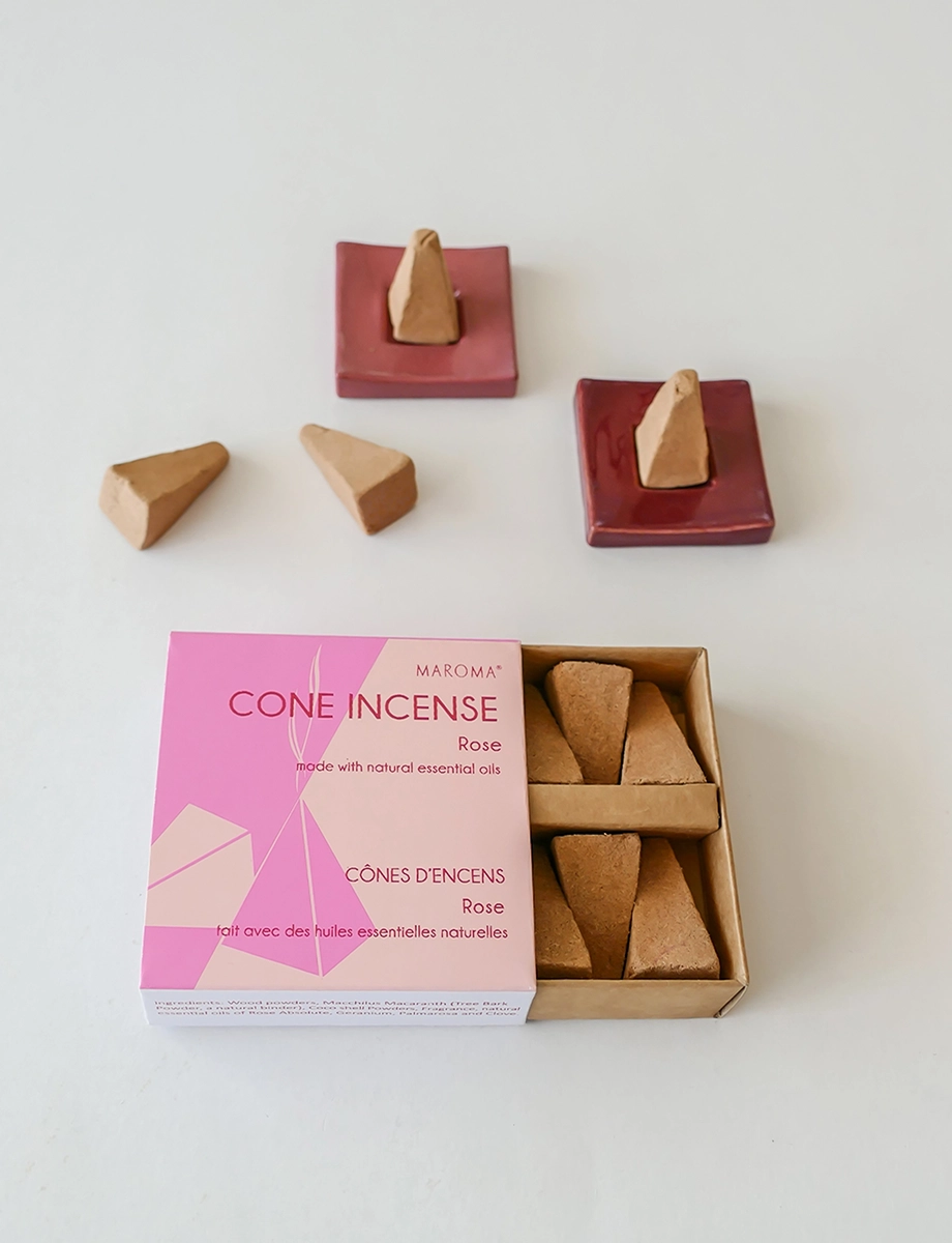 Rose Cone Incense view 2