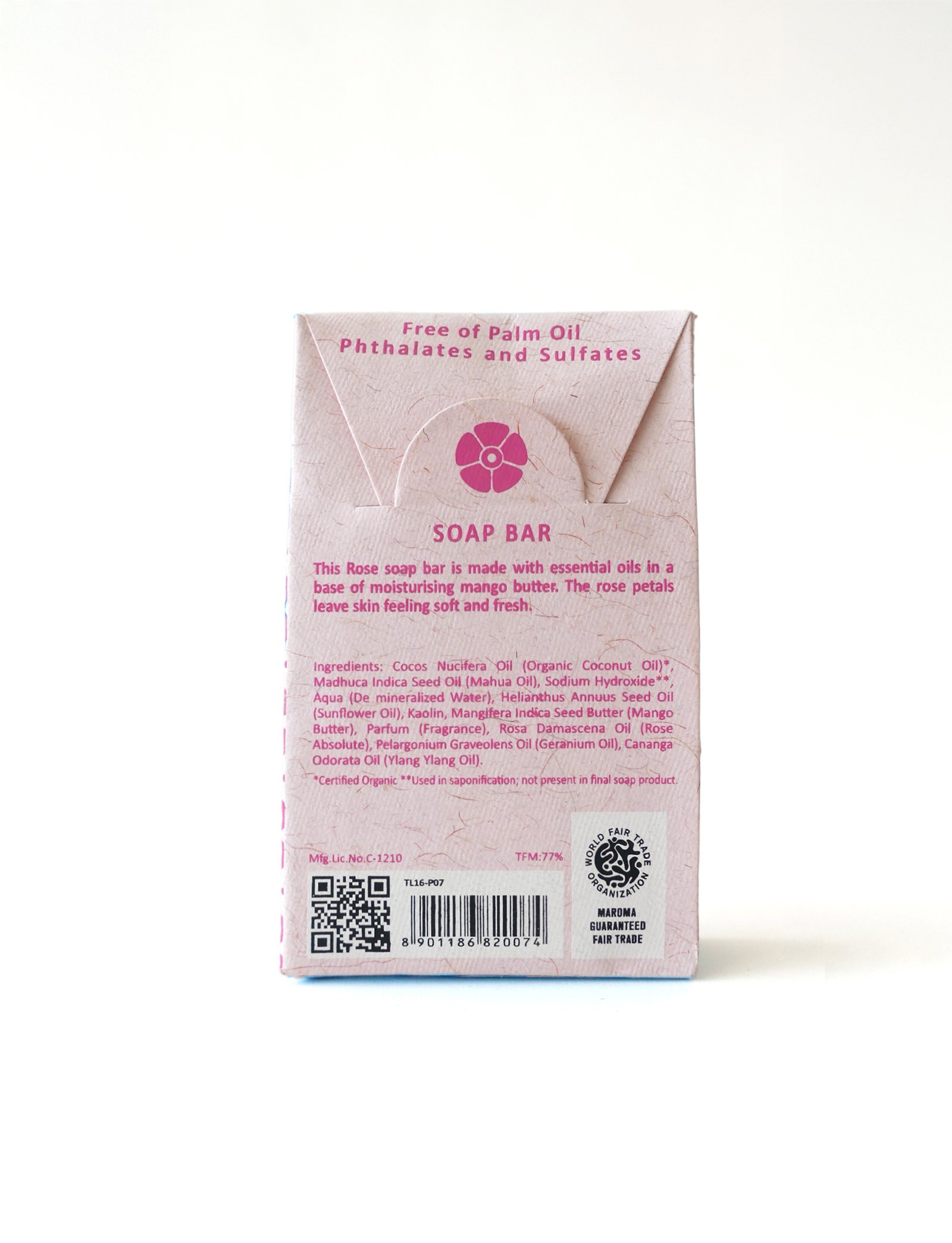 Rose Soap Bar with Mango Butter view 4