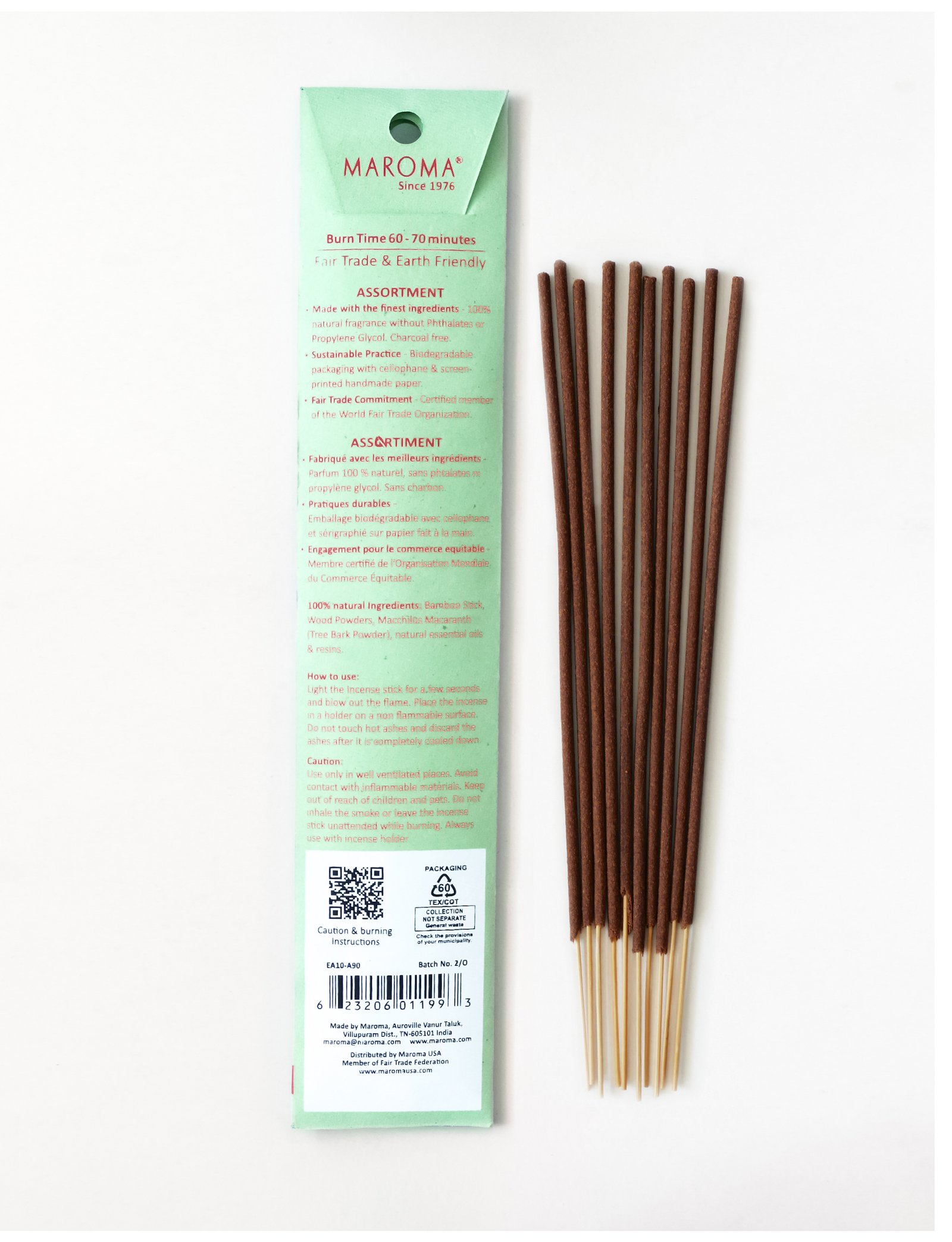 Earth and Wood Incense Assortment 100% Natural view 2