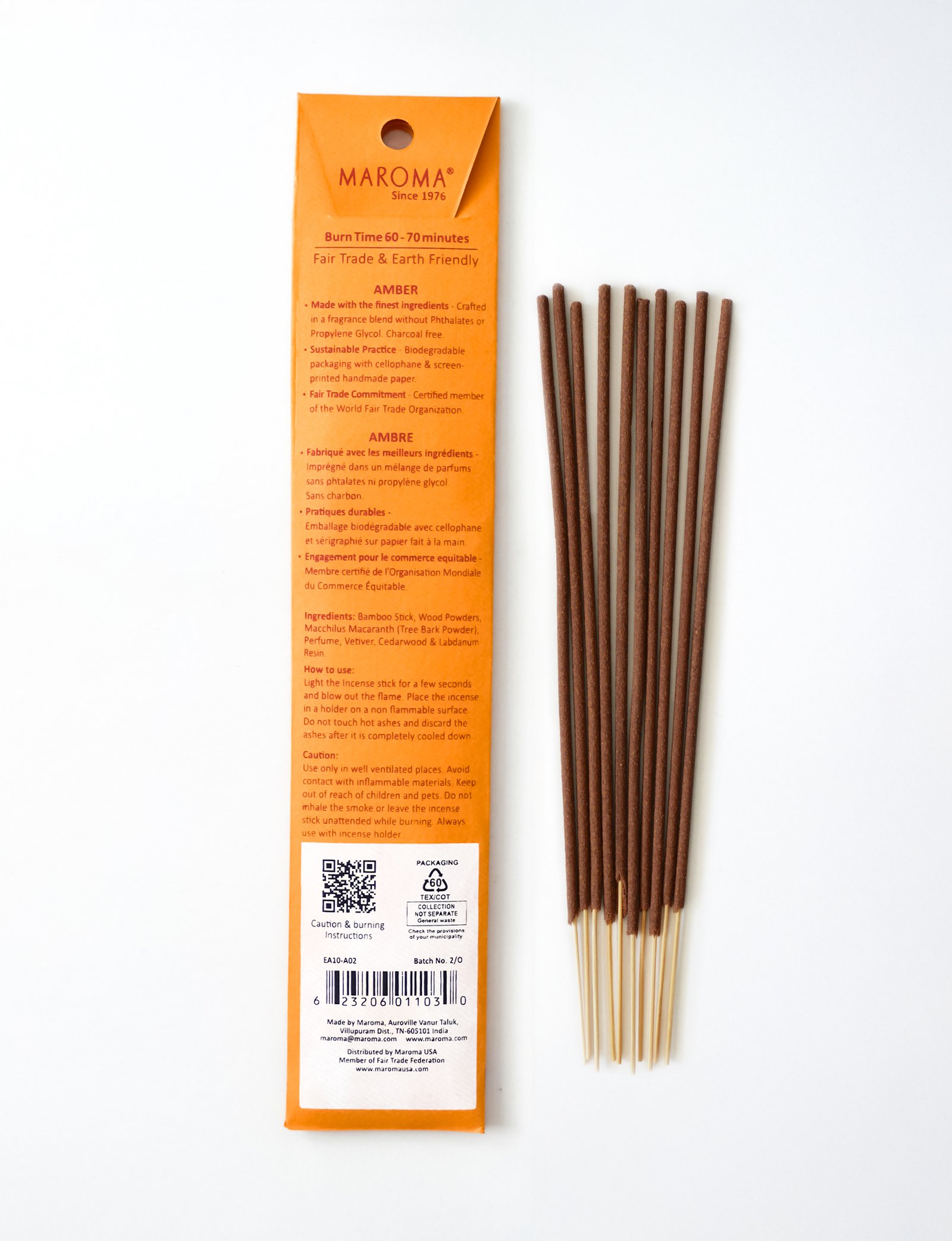 Amber Incense Sticks view 2
