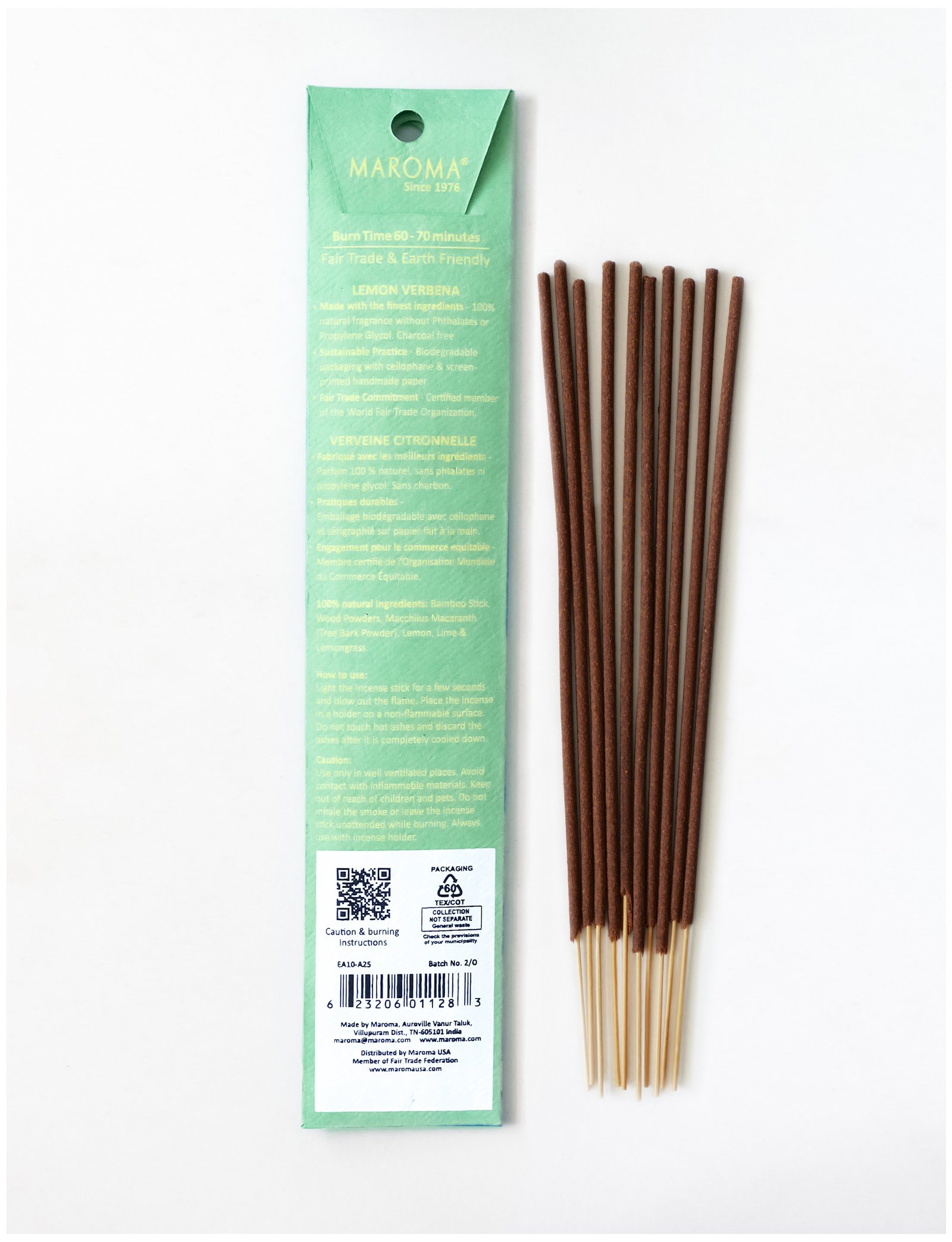 Lemon Verbena Incense Sticks view 2