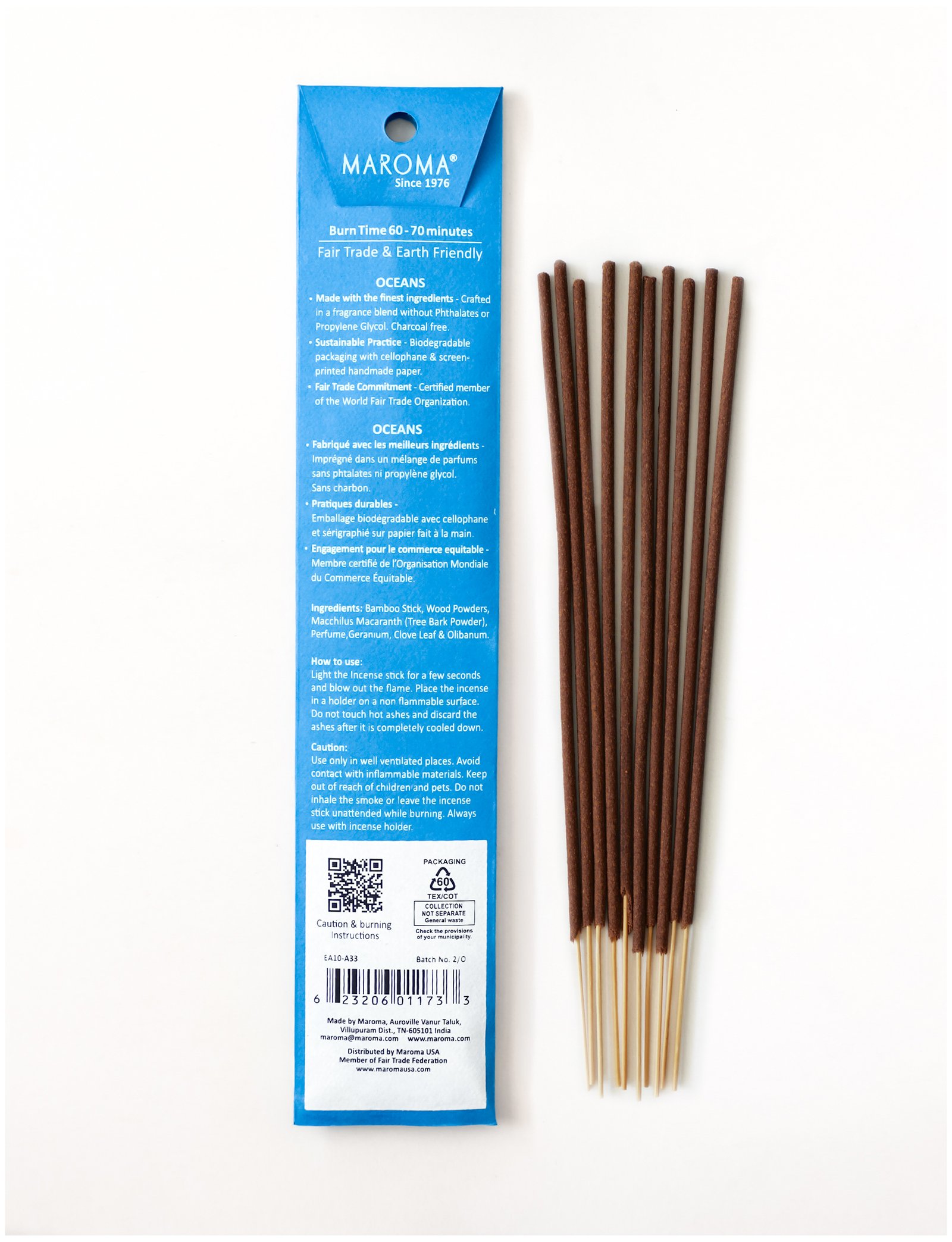 Oceans Incense Sticks view 2