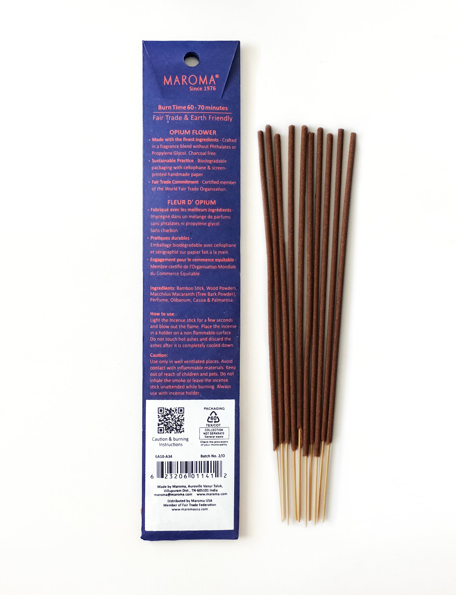 Opium Flower Incense Sticks view 2