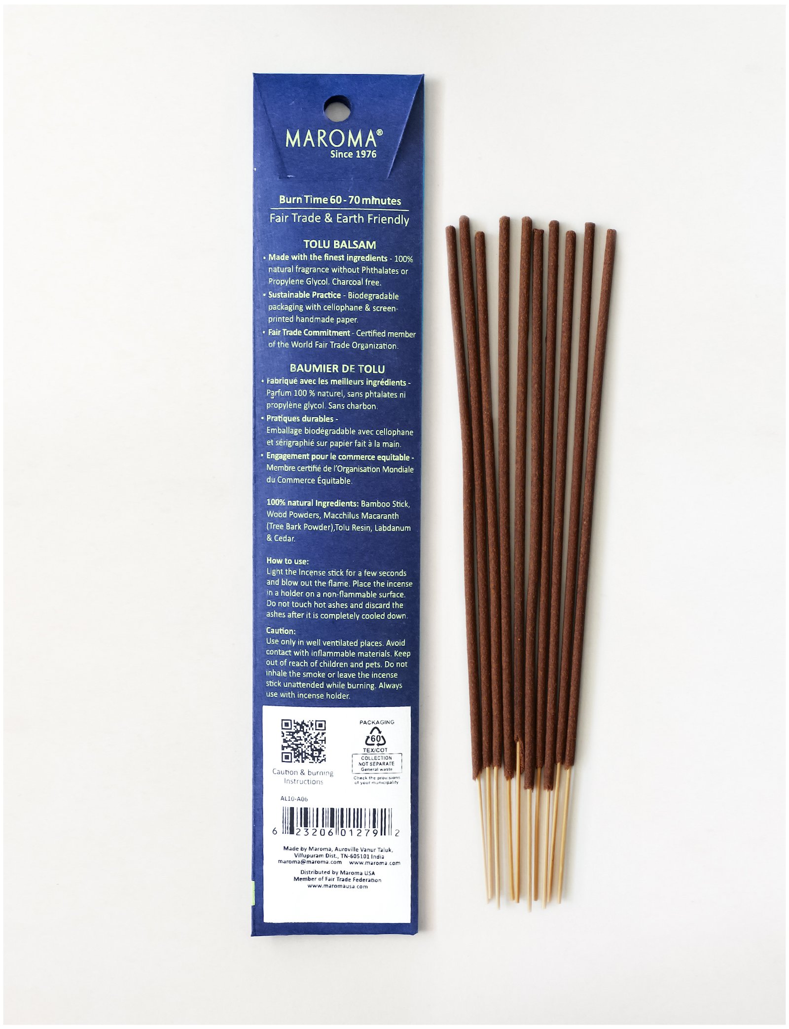 Tolu Balsam Incense Sticks view 2