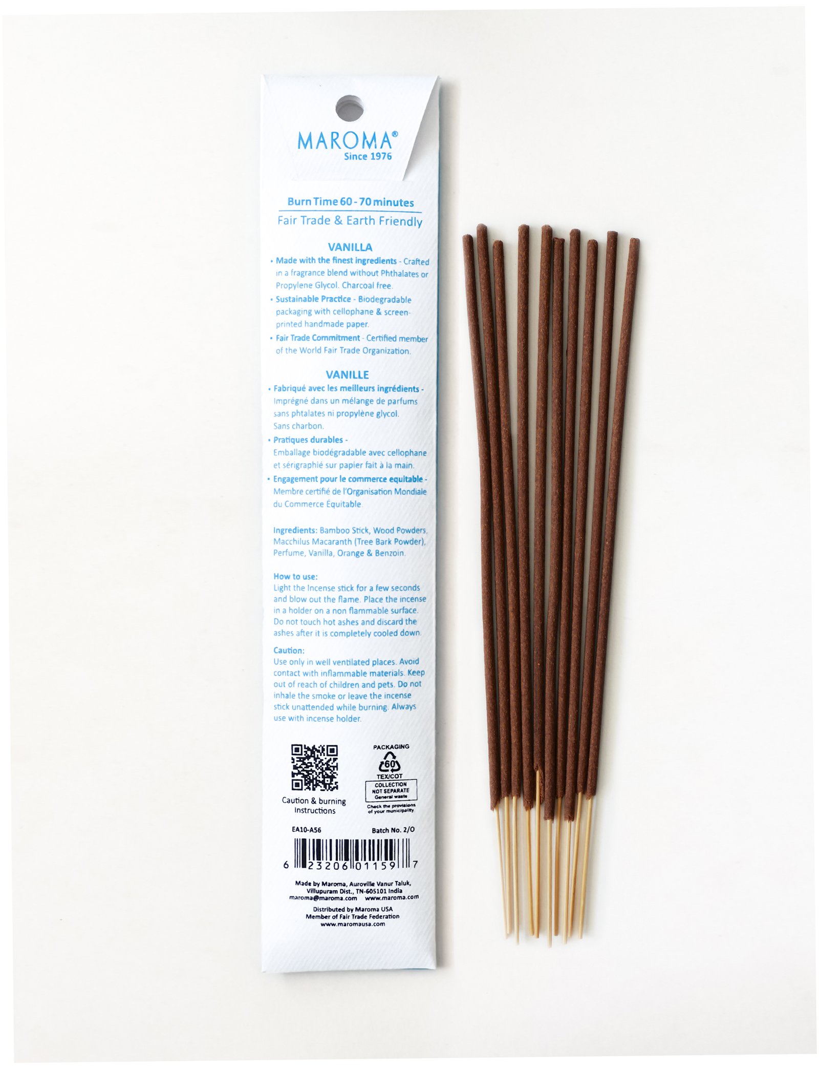 Vanilla Incense Sticks view 2