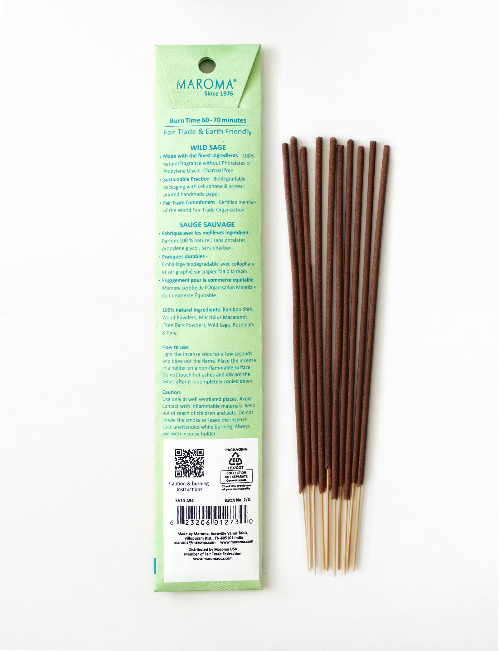 Wild Sage Incense Sticks view 2