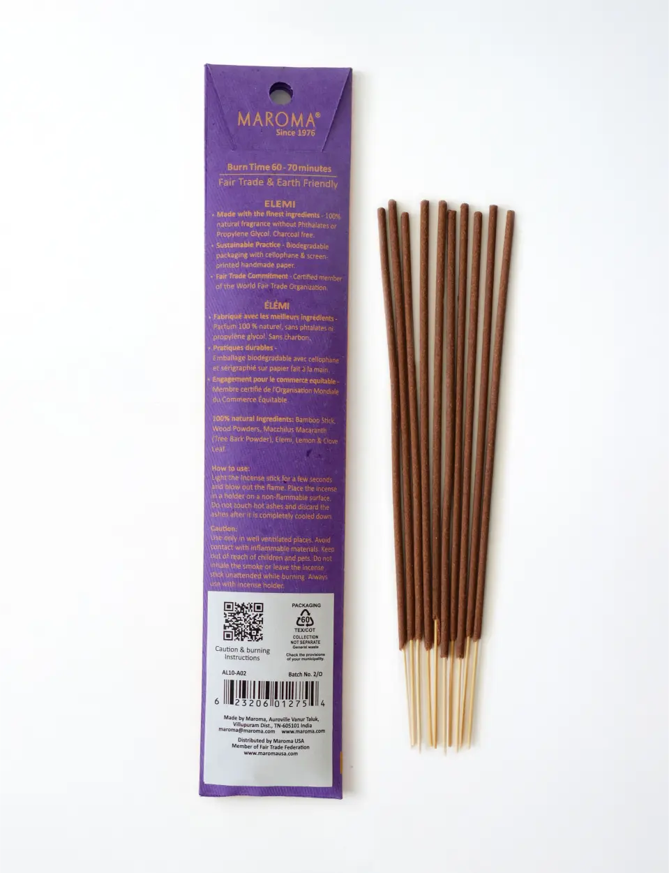 Elemi Incense Sticks view 2