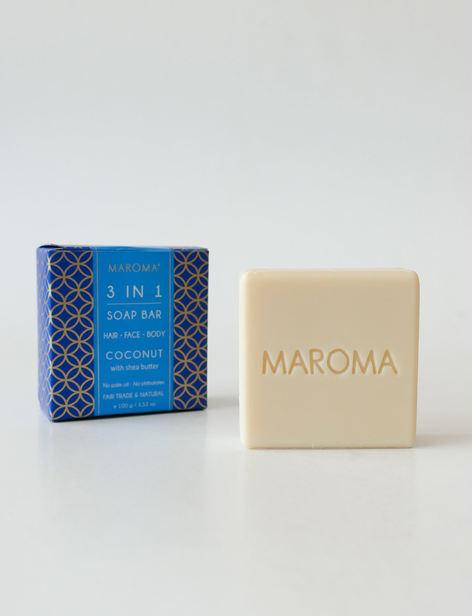 Coconut with Shea Butter Hair and Body Bar view 2
