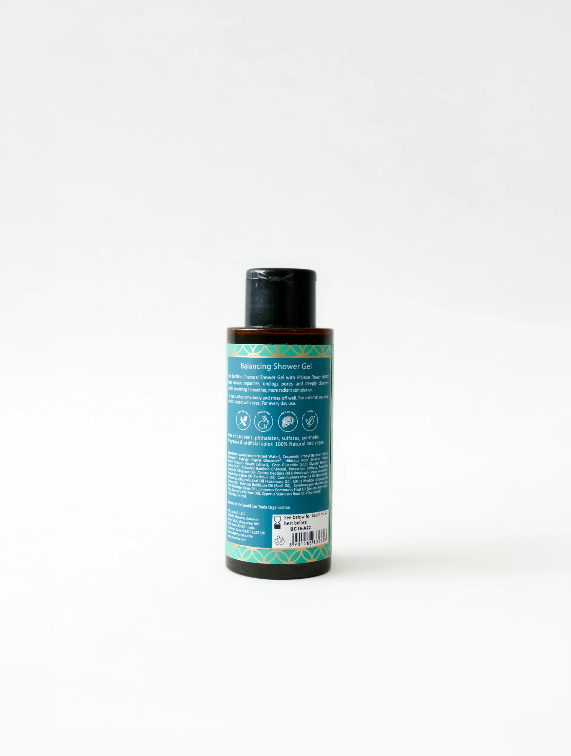 Bamboo Charcoal Shower Gel view 5
