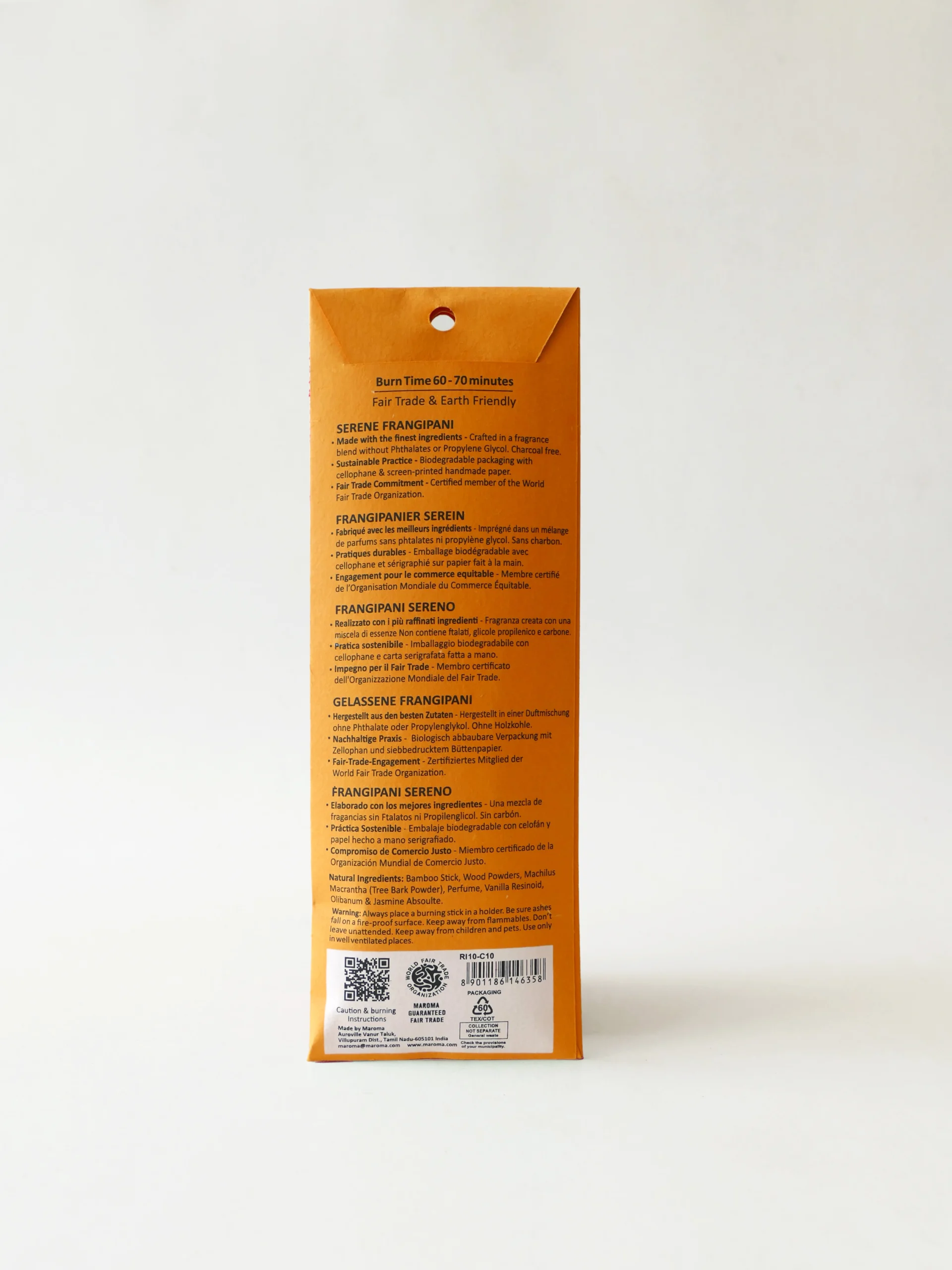 Serene Frangipani Guru Incense – Pack of 50 view 3
